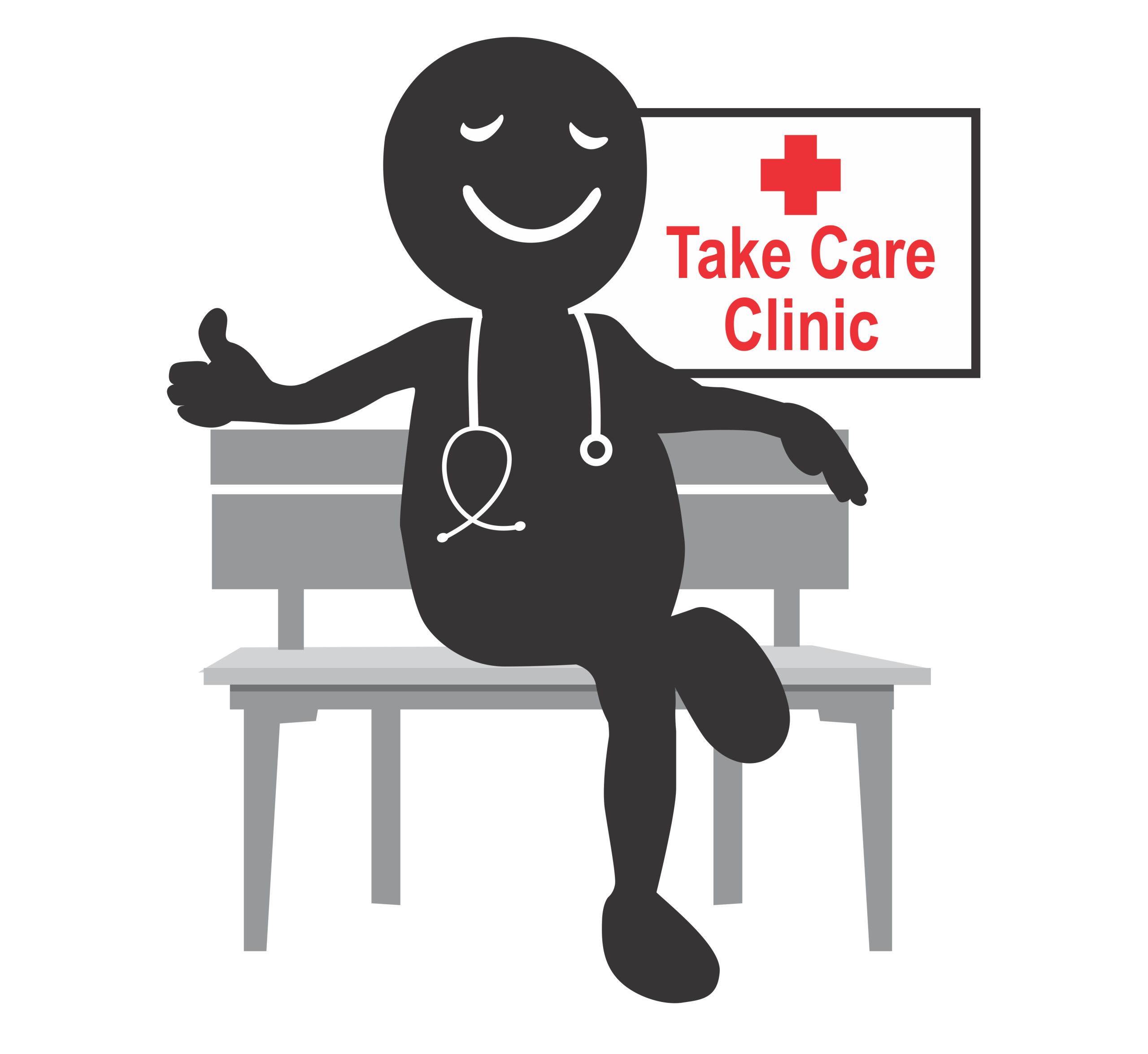 Dr. Roopesh Mascot Logo